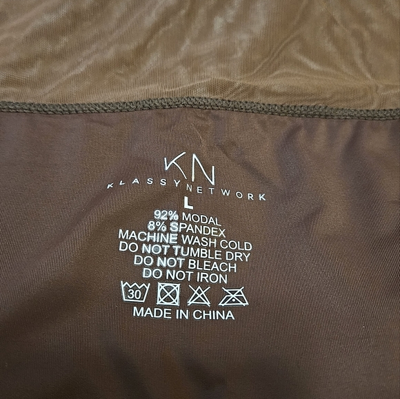 Sheer Mesh Brown Top - Picture 9 of 9